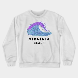 Virginia Beach - Wave Crewneck Sweatshirt